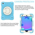 thumbnail image 4 of iPad Mini Case 5th Generation, iPad Mini 5 Case for Kids, Heavy Duty Protective Rugged Case Cover with Hand Strap, Shoulder Strap, Kickstand, Pencil Holder for iPad Mini 5 / 4, Skyblue, 4 of 11