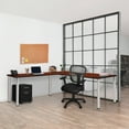 thumbnail image 2 of Regency Kee 72" L-Desk with 42" Return, Cherry/Chrome, 2 of 4