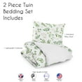 thumbnail image 5 of Sweet Jojo Designs Botanical Floral Leaf Twin Comforter Set, 5 of 6