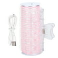 thumbnail image 1 of Rizador de pelo portátil USB, herramienta para rizar el flequillo, mini rizador de pelo eléctrico, color rosa, 1 of 14