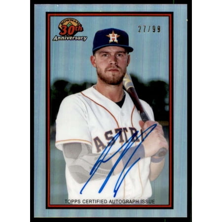 Seth Beer 2019 Bowman Chrome Draft Bowman 30th Anniversary Autographs #B30ASB