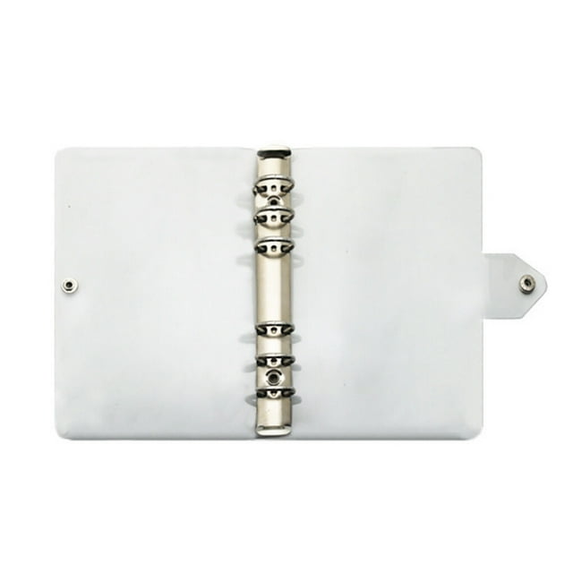 Cateissary Carpeta con cremallera de 8 piezas, sobres impermeables de 6 anillas, archivadores de planificador, soporte para documentos de estilo Carpetas de archivos claro A6