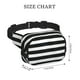 thumbnail image 4 of Disketp Black And White Stripes Riñonera de Doble Capa, Bolsa de Cintura Ajustable para Viajes, Correr y Senderismo, Riñonera Ligera para Hombre y Mujer, 4 of 9