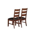 thumbnail image 4 of Sara Ladder Back Dining Side Chairs in Brown, Set of 2, 4 of 5