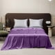 thumbnail image 1 of Sábana plana de satén con tacto sedoso | Sábana individual suave y lisa para cama | Resistente a las arrugas y a la decoloración | Ropa de cama hipoalergénica de fácil cuidado para el dormitorio., 1 of 6