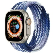 EIHAIHIS Sport Loop for Apple Watch Bands 44mm 45mm 38mm 40mm 49mm 41mm 42mm Women Men Elastic Adjustable Braided Solo Loop Strap Velcro Nylon Wristbands for iWatch Series Ultra 8 7 SE 6 5 4 3 2 Nike