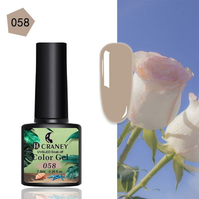 Esmalte de uñas en gel transparente para esculpir uñas, 96 colores, 7,5 ml por frasco, fototerapia removible, productos para uñas.