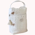 thumbnail image 1 of Bolso de algodón para bebé, bolsas de pañales bordadas para bebé, colgables para bebés, niños pequeños, 1 of 5