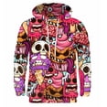 thumbnail image 2 of Sudadera con capucha para hombre, sudadera con estampado de helado en 3D, sudadera con capucha para hombre, sudadera con capucha divertida de gran tamaño con gráficos para primavera y otoño, jerséis d, 2 of 4