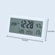 thumbnail image 4 of Cateissary Reloj despertador LCD de escritorio para interiores, termómetro de repetición, higrómetro de noche, calendario para dormir, relojes Decoración del hogar, 4 of 6