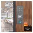 thumbnail image 2 of Door Lock, Smart Lock With Glass Door Biometric Fingerprint Lock For Tuya App Keyless Entry Fingerprint/Password/NFC/Card/Key/App ,Easy to Install, 2 of 6