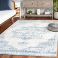 thumbnail image 2 of SAFAVIEH Layla Salem Oriental Area Rug, Ivory Grey/Blue, 4'5" x 6'5", 2 of 8