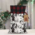 thumbnail image 5 of Rocae Labrador Retriever Dog Print Christmas Drawstring Linen Gift Bag with Drawstrings Treat Bag Goody Present Bags for Christmas Party Favor, 5 of 8