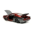 thumbnail image 3 of Jada 32915 1-24 Scale 1967 Ford Mustang Shelby GT-500 with Star-Lord Diecast Figurine Guardians of the Galaxy Marvel Diecast Model Car, Metallic Red & Gray, 3 of 11