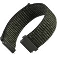 thumbnail image 1 of Verde militar - Correa de nailon ajustable universal de 22 mm, liberación rápida, correa de repuesto unisex, ancho de correa, 1 of 3