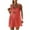 Red, variant on Meichang Women's 2024 Summer Mini Dresses Swing Sleeveless Ruffle Sundress Casual A-Line Short Dress Cutout Adjustable Strap Dresses
