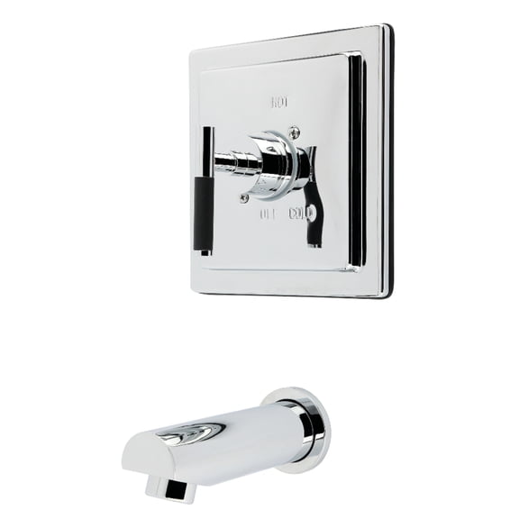 Kingston Brass KB8651CKLTO Kaiser Single-Handle Pressure Balanced Tub Faucet in Polished Chrome
