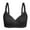 Black, variant on Bras for Women Bra UnderwearNylonSolid Color Wireless YogaWoman Full cup Lace Unrimmed Jacquar d Underwear for Women,Black