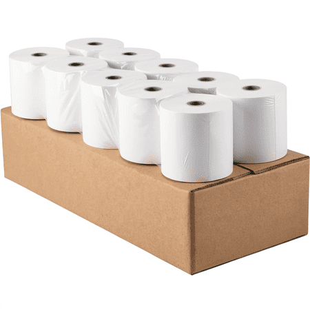 10 Rolls 3 1/8 x 230ft Thermal Receipt Paper Rolls for 80mm POS Register Printers, Compatible with Star Micronics, Epson