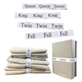 thumbnail image 1 of Homes Bed Sheet Organizer and Storage Elastic Label Bands Organizers for Linen Closet for Foldable Bedsheet Pillow Case Duvet, 1 of 5