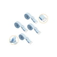 thumbnail image 4 of Tirantes de sujetador INSPIRE CHIC para mujeres, 2 pares, ancho de 10/12/15/18/20 mm, tirantes elásticos ajustables, color azul claro-puro-10 mm, 4 of 5