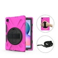 thumbnail image 5 of KIQ Shield Series Galaxy S6 Lite Case , Heavy Duty Tablet Shockproof Rugged Cover W/Stand Shoulder Strap for Samsung Galaxy Tab S6 Lite Case 10.4-inch 2022/2020 P610/P613/P615/P619 [Hot Pink], 5 of 8