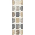 thumbnail image 2 of Addison Rugs Mayfield Premium Machine Washable Transitional Geometric Ivory Runner Rug, 2'3" x 7'6", 2 of 6