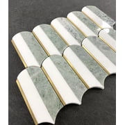 3.75 x 6 Marble Mosaic Wall & Floor Tile - Case (10 Sheets)