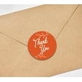 thumbnail image 4 of Darling Souvenir Round 45 Pcs Leaf Vines Thank You Stickers Orange Wedding Envelope Seal-1.6 Inches, 4 of 4