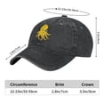 thumbnail image 2 of Yellow Octopus Baseball Caps for Men Women Adjustable Casual Trucker Hats for Fishing Outdoor Activities Fashion Hats, 2 of 6