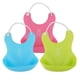 thumbnail image 1 of 3 pcs silicone baby bibs, waterproof and bacteria resistant, 1 of 5
