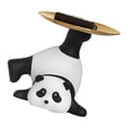 thumbnail image 2 of Bandeja para servir frutas, bandeja para servir Panda, llaves, escultura de Panda, soporte para llaves de escritorio, rendimiento probado, 2 of 8