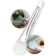 thumbnail image 1 of Multi-Purpose Silicone Mask Bush with Spoon-shaped Tail Handle, Soft Silicone Face Mask Brush for Mud, Clay Mask, DIY, Modeling Mask (silver), 1 of 5