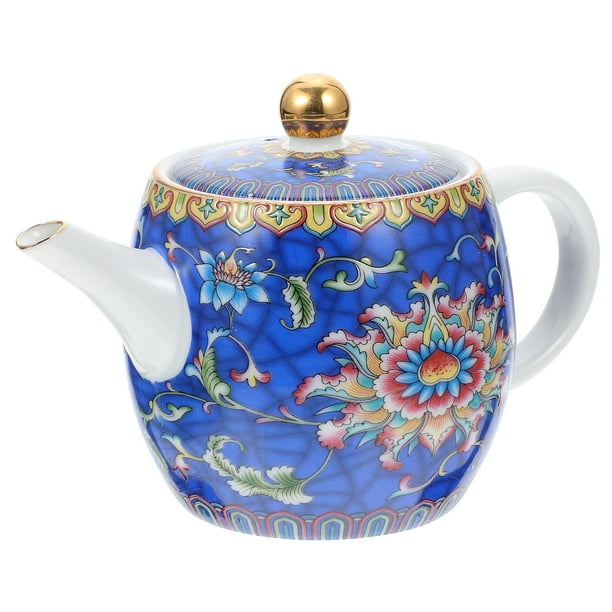 Heatresistant Ceramic Teapot Delicate Durable Tea Kettle Home Tea