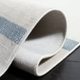thumbnail image 5 of SAFAVIEH Orwell Isidora Striped Area Rug, Ivory/Blue, 6'7" x 6'7" Square, 5 of 8