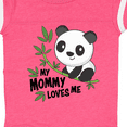 thumbnail image 4 of Inktastic My Mommy Loves Me- cute panda Boys or Girls Baby Bodysuit, 4 of 5