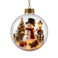 thumbnail image 2 of Glowing Christmas Story Ornament Ball, Light-Up Christmas Tree Ball with Warm LED Light, Festive Keepsake Gift for Home Christmas Party Decoration, 1PC E, 2 of 6