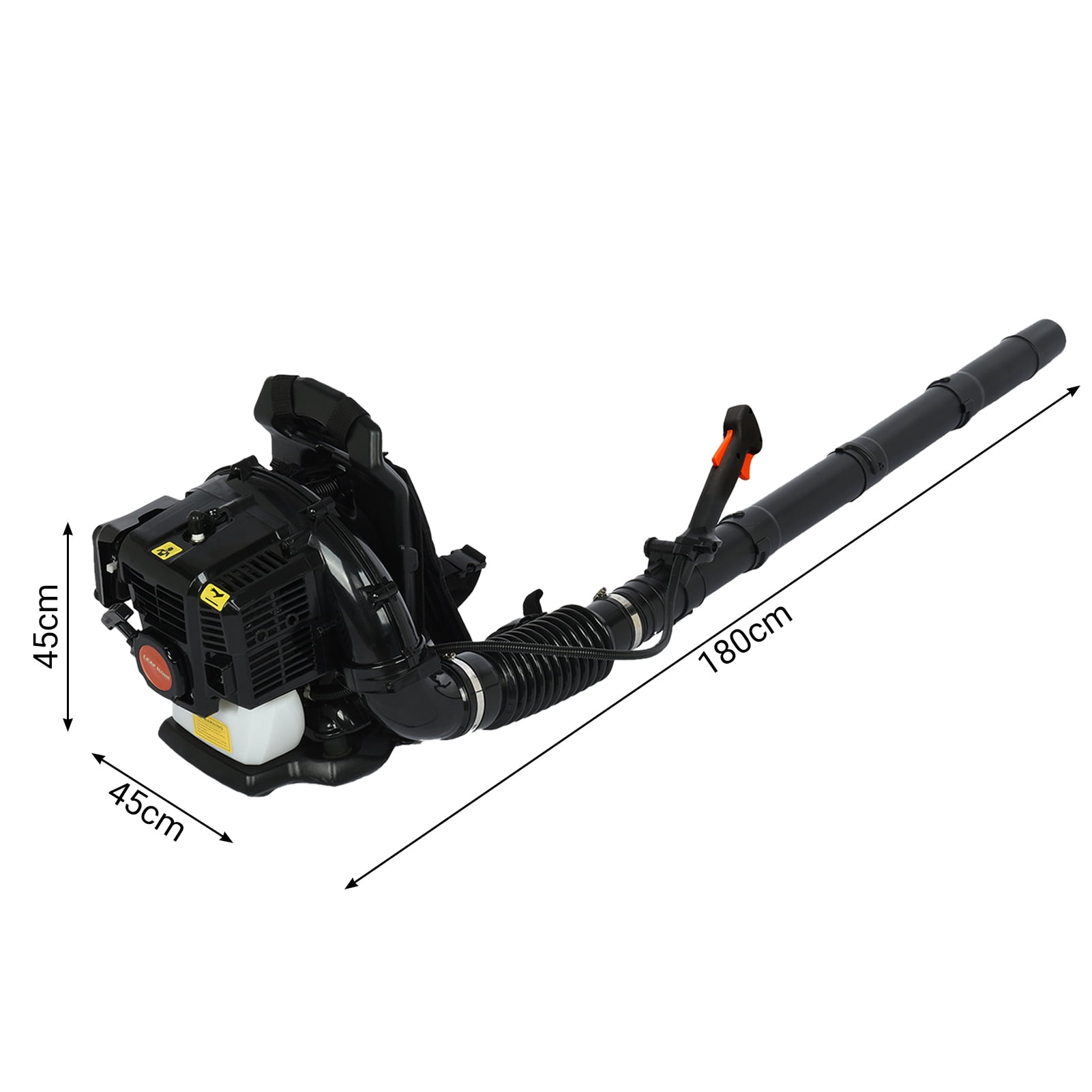 Nuoxin Backpack Leaf Blower, 52CC 550CFM Leaf Blower, 2 Stroke Gas Powered Leaf Blower, for Outdoor Yard Lawn Garden Blowing Leaves Snow and Dust