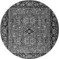 thumbnail image 1 of Ahgly Company Indoor Round Oriental Gray Industrial Area Rugs, 5' Round, 1 of 4