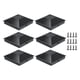 thumbnail image 1 of 6x tapas de postes piramidales, cubiertas para postes de valla, reemplaza postes de decoración al aire libre, tapas superiores para terrazas de 4x4,, 1 of 8