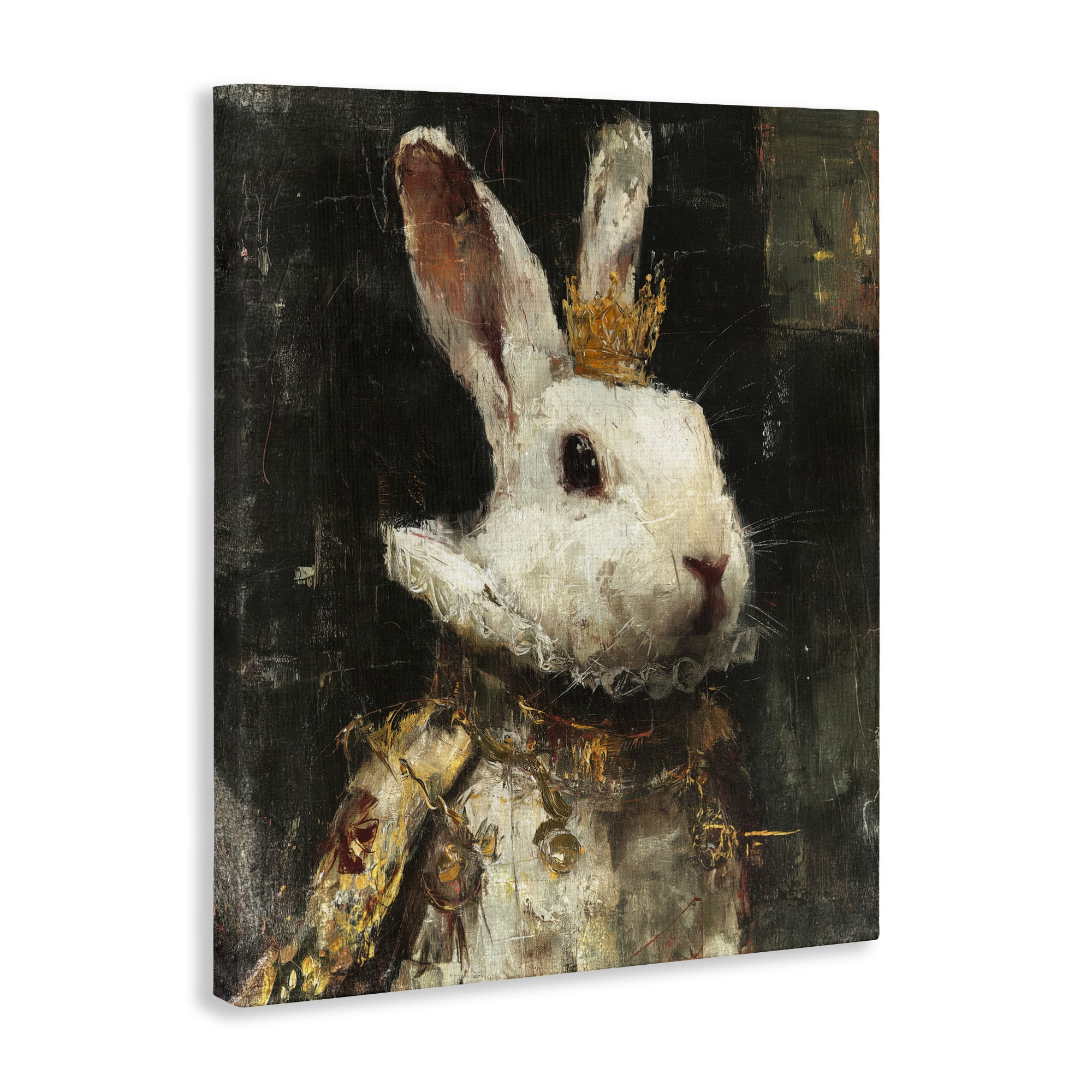 Stupell Industries Regal Hare Portrait Canvas Wall Art, design by Svetlana Aleynikova