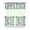 Horse, variant on Vintage Floral Window Treatment Panels - 3 Pack Tier Curtains with Valance for Kitchen & Bathroom
