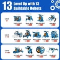 thumbnail image 5 of Solar Powered 13-in-1 Robot Kit – Hands-On STEM Engineering Toy, 5 of 7