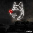 thumbnail image 4 of Craftnamesign Husky Dog Neon LED Sign, Dog Lover Gifts, Dog Memorial Decor, 4 of 4