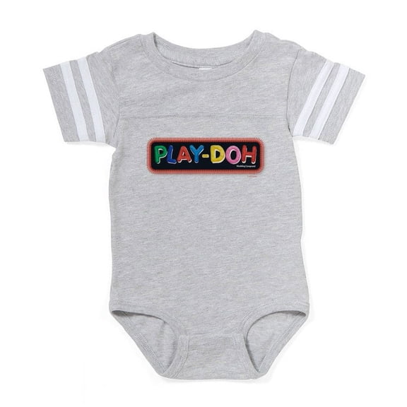 CafePress - Play Doh Stitched Logo - Cute Infant Baby Football Bodysuit