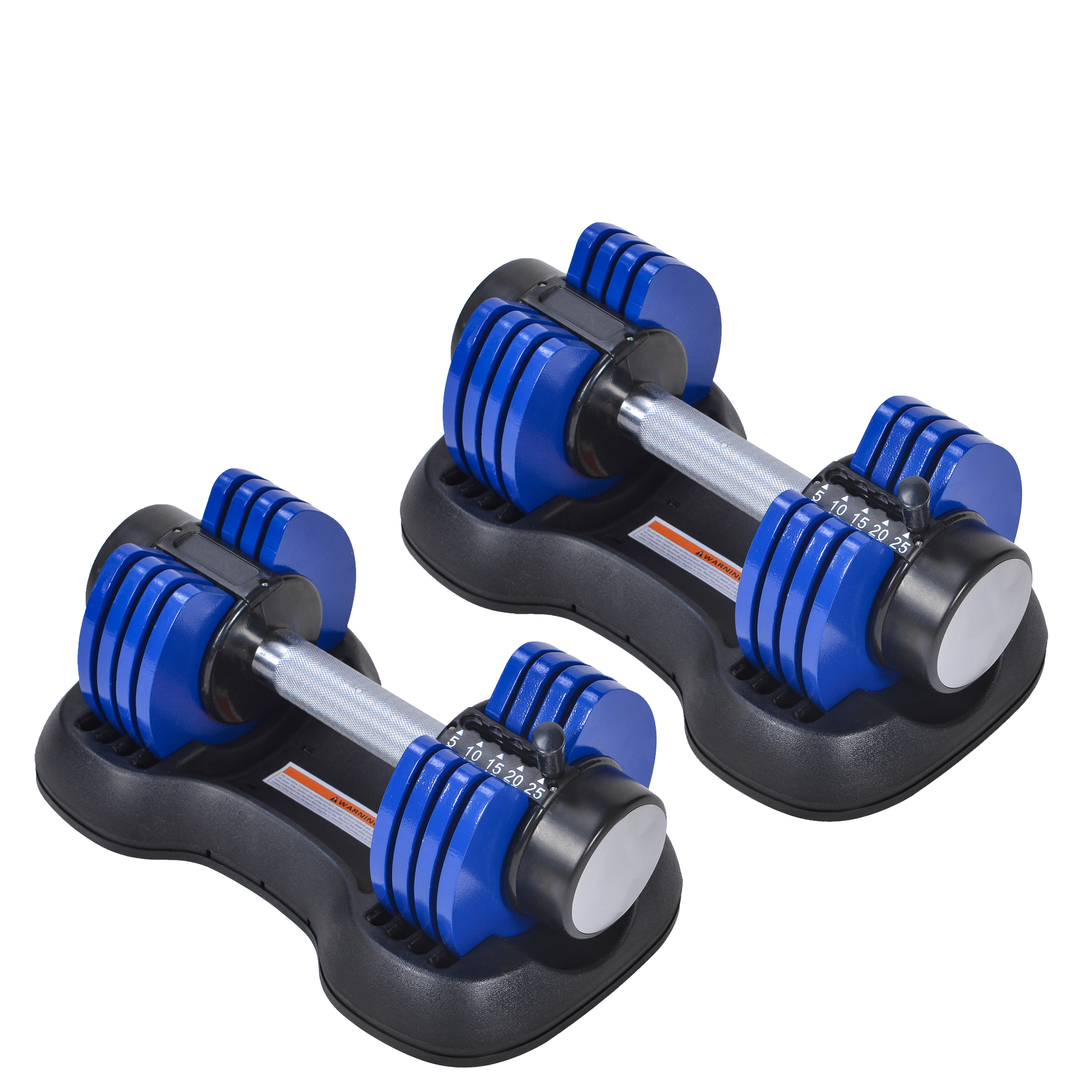 STEELWAY 525 Lbs Adjustable Dumbbells Pair Dumbbell Sets with Handle