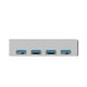 thumbnail image 2 of USB3.0 4 puertos de aleación de aluminio de alta velocidad de transmisión de datos Adaptador Divisor Computadora portátil Hub USB Monstrate DZ6585-00, 2 of 2