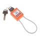 thumbnail image 2 of Candados de - para , Hogar, Almacenamiento, Gimnasio, Armarios, Estuche, Cajones, Cajas de Herramientas, naranja Cola Candado de bloqueo de seguridad, 2 of 8