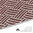 thumbnail image 4 of Sussexhome Sisal Collection 2 x 3 Foot Heavy Duty Low Pile Rug Runner - Ultra-Thin Non Slip Area Rug - Washable Cotton Indoor Rug for Front Door Foyer Rug for Entryway, 4 of 5