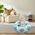 thumbnail image 5 of 15.7" Round Dog Bed with Washable Removable Cover, Dog Bed Pet Bed Cat Bed Donut Dog Bed Fluffy Plush Pet Couch Soft Cozy Dog Cat Bed, 5 of 9